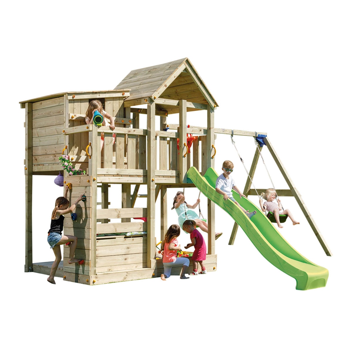 MASGAMES - Parque Infantil Palazzo XL Con Columpio Doble