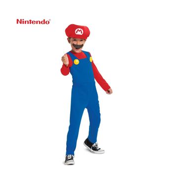 Disfraz De Super Mario Nintendo De Lujo Para Niño