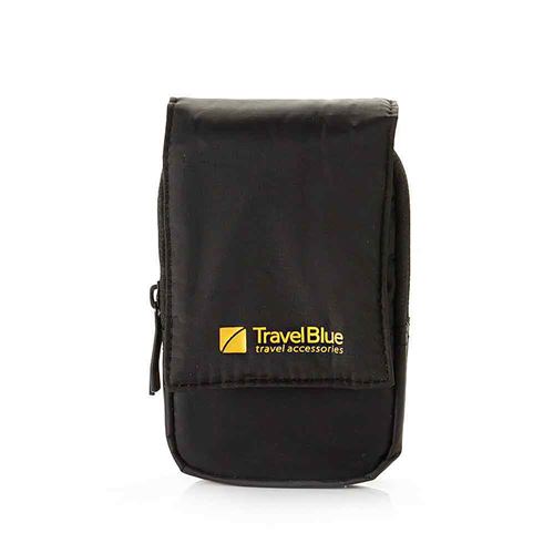 Funda acolchada para cámara/teléfono Travel Blue Pod 2 bolsillos Negro
