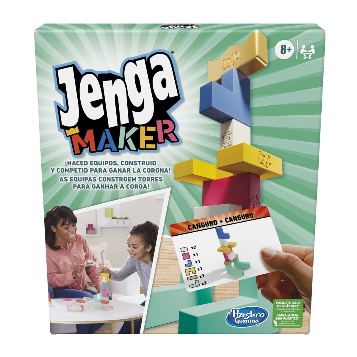 Hasbro Gaming - Juego De Mesa Jenga Maker