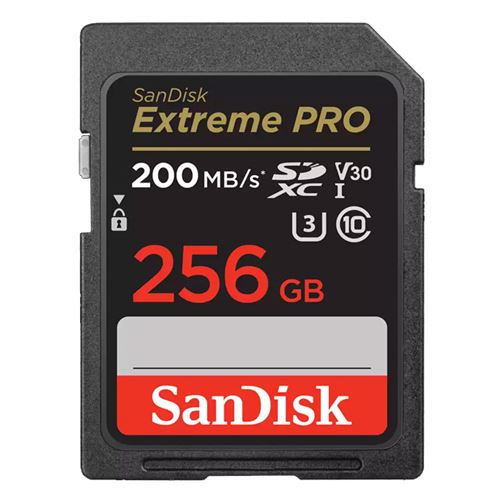 Tarjeta de memoria SD Sandisk Extreme Pro 256GB