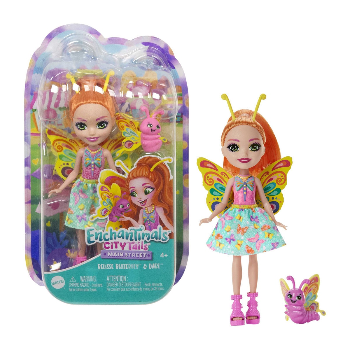 Enchantimals - Muñeca Belisse Butterfly City Tails