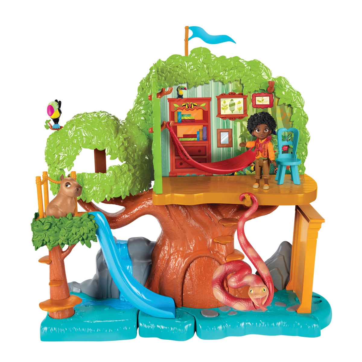 Jakks Pacific - Encanto. Playset Habitación Mágica Casa De árbol De Antonio