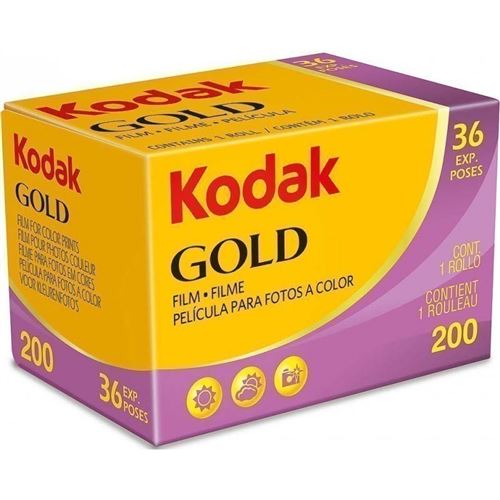 Película fotográfica Kodak Gold 200 ISO 36 fotografías a color