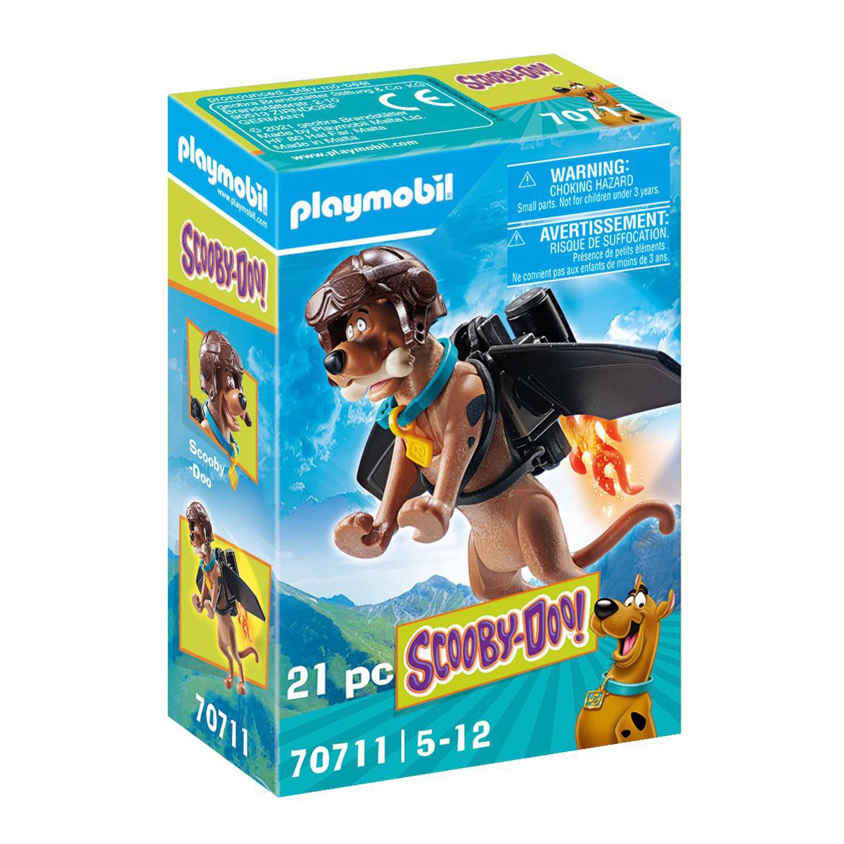 Playmobil - Figura Coleccionable Piloto Scooby-Doo!