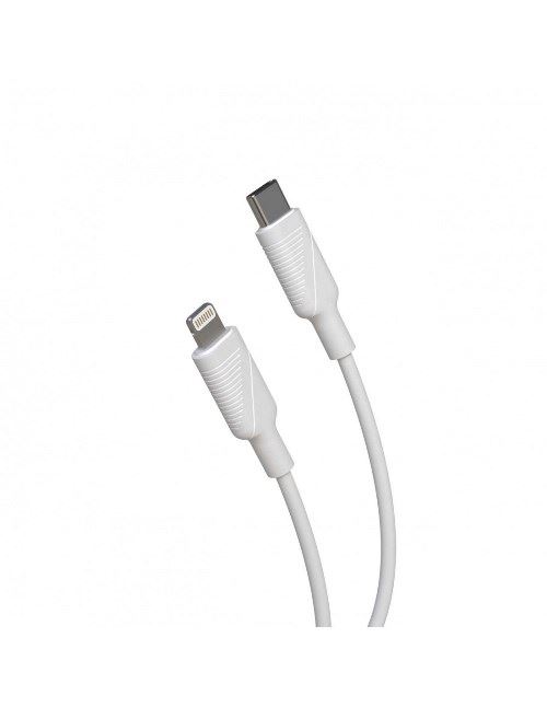 Cable Muvit for change USB-C a Lightning Blanco 1,2 m