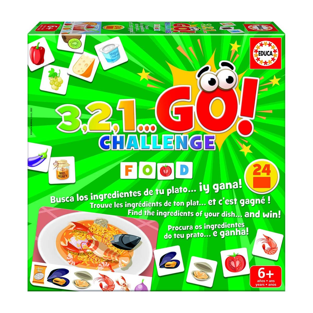 Educa Borrás - 3,2,1 Go Challenge Food