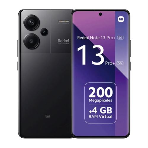 Xiaomi Redmi Note 13 Pro+ 5G 6.67" 256GB Negro