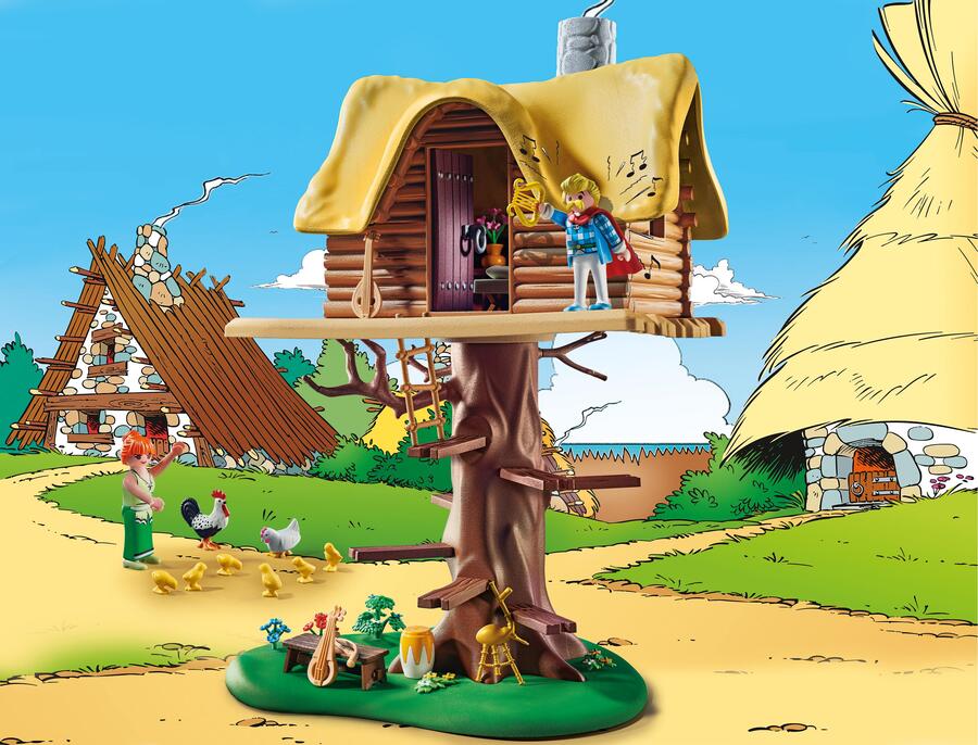 Playmobil Astérix Asurancetúrix con casa del árbol (71016)