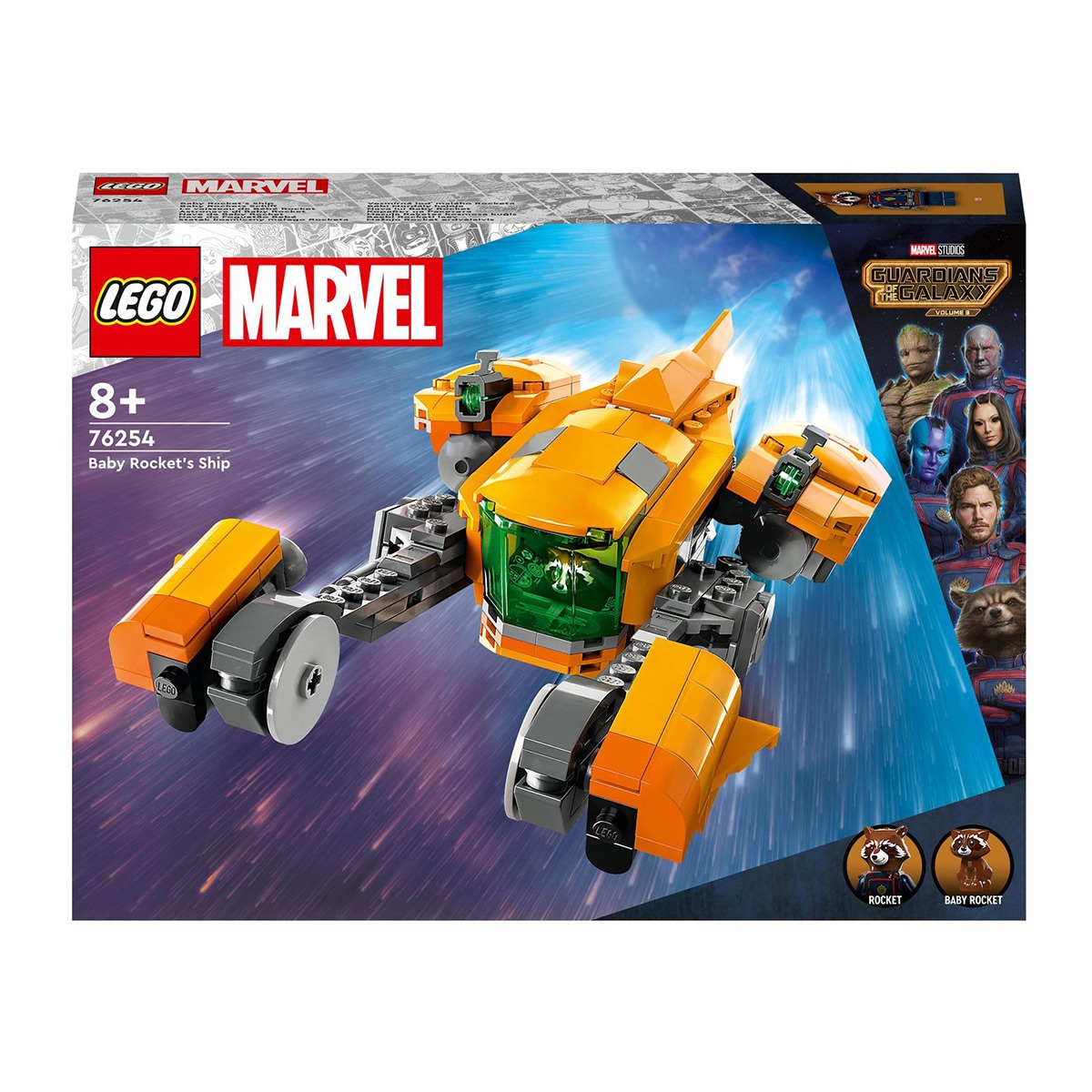 LEGO - De Construcción Nave De Baby Rocket Guardianes De La Galaxia 3 Marvel