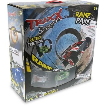 Modelco - Trixx Big Set - Conjunto De 2 Autos De Fricción + Pista