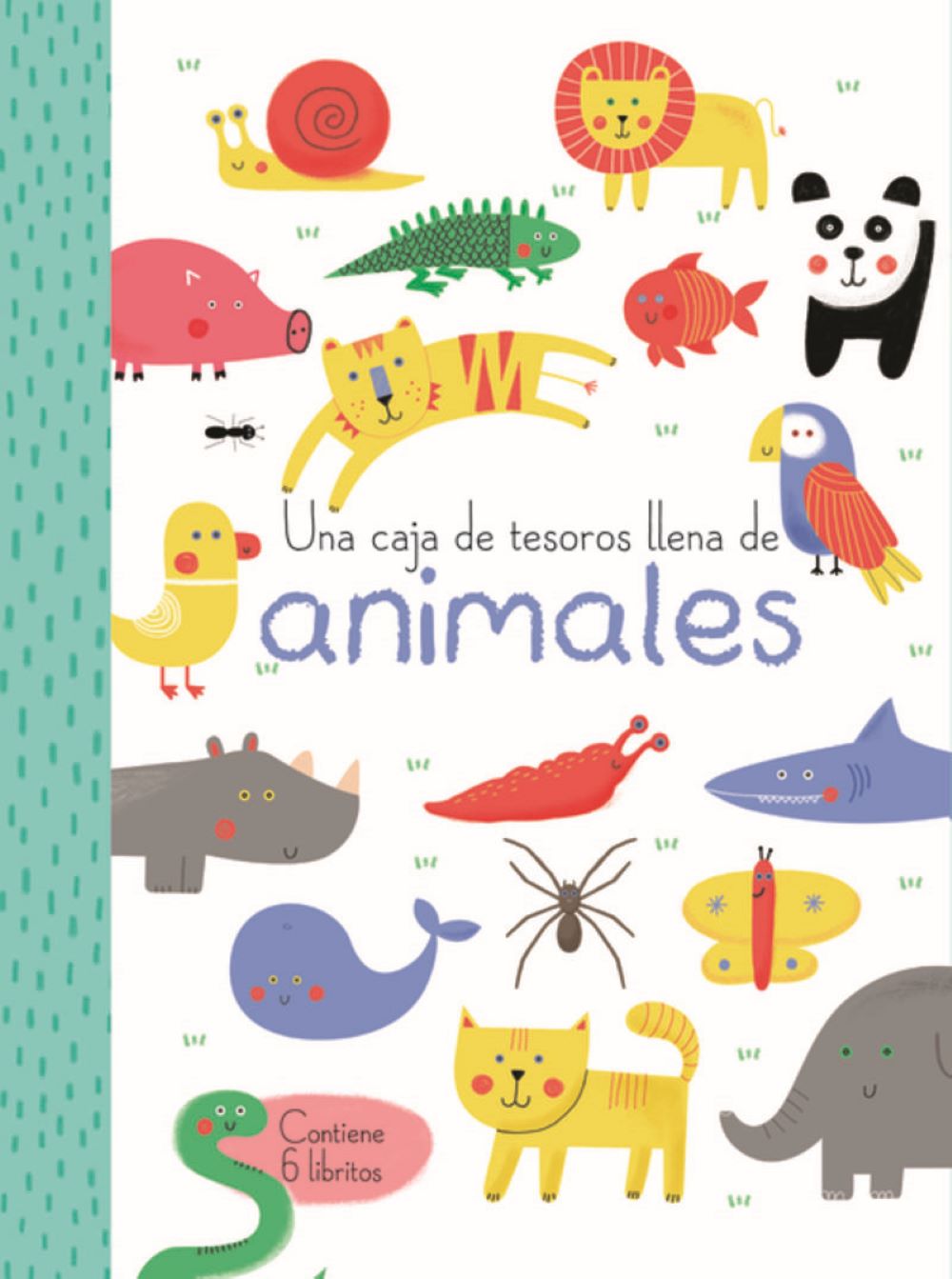 UNA CAJA DE TESOROS LLENA DE ANIMALES (Incluye 6 pequeños libros)