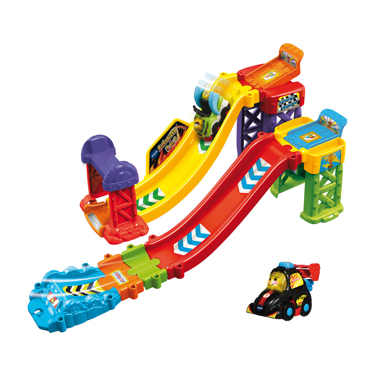 VTech - Autopista 3 En 1 Con Fórmula 1 Tut Tut Bólidos Baby