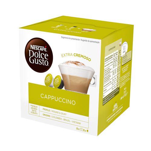 16 cápsulas Nescafé Dolce Gusto Cappuccino