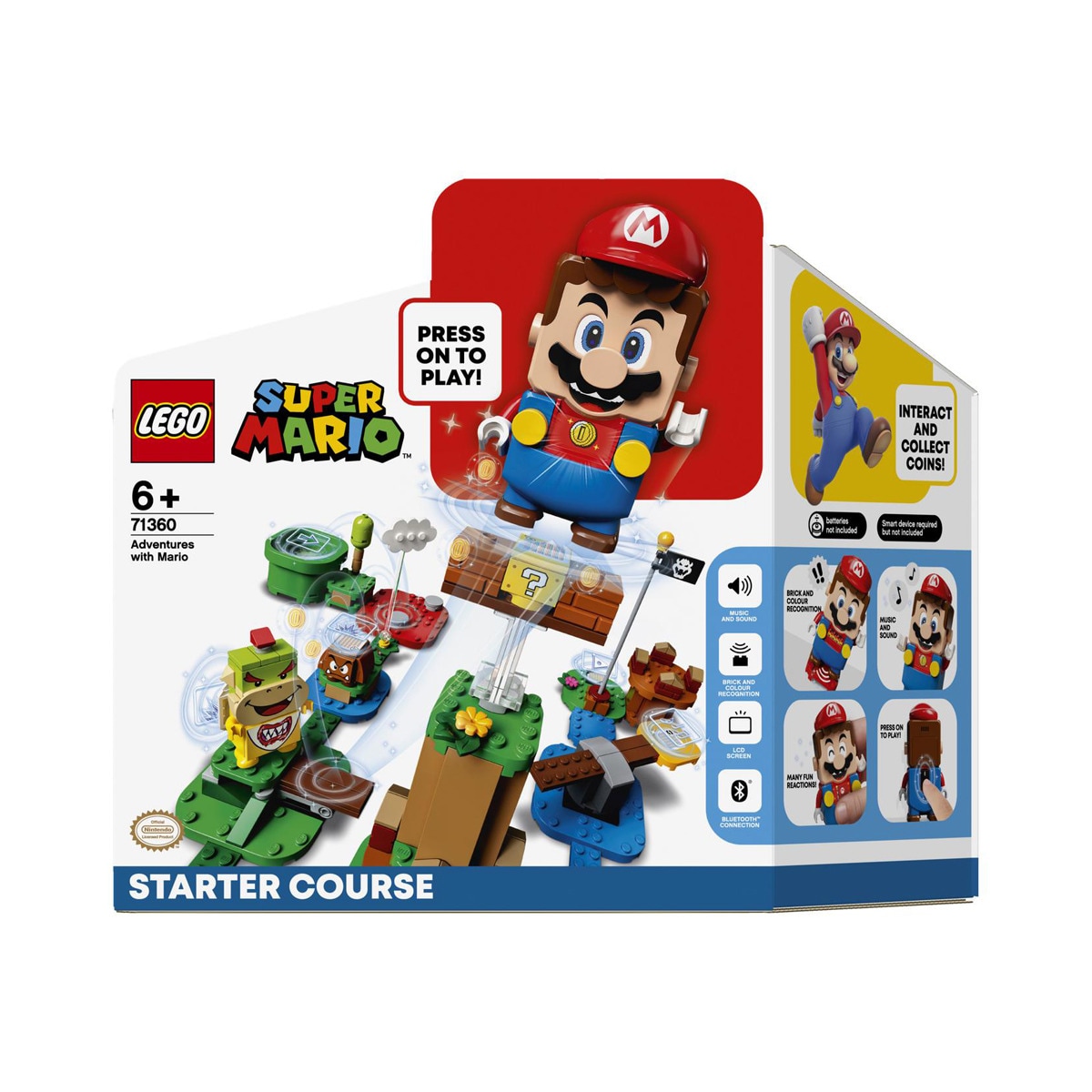 LEGO - De Construcción Interactivo Pack Inicial: Aventuras Con Mario Figura Super Mario