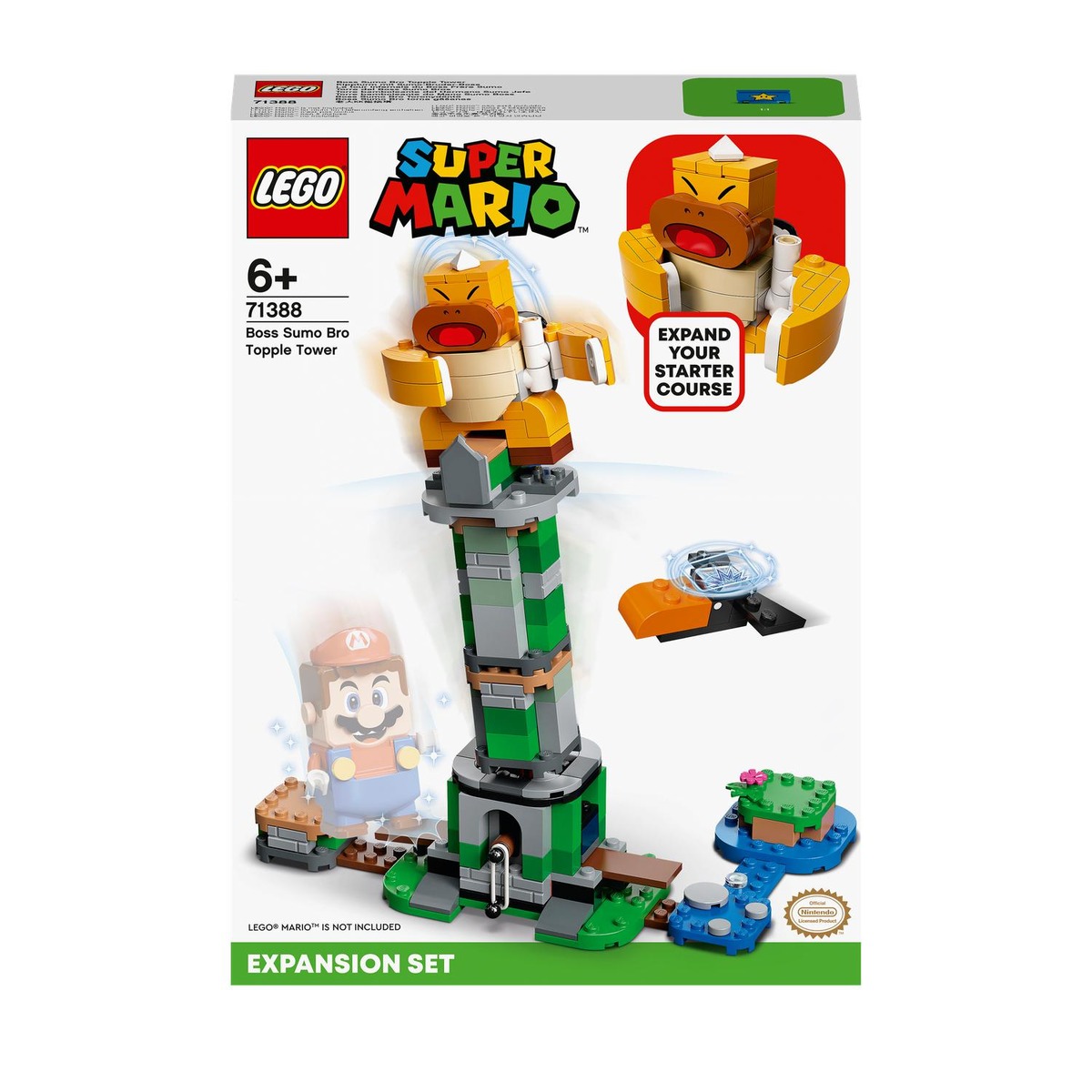 LEGO - Set De Expansión: Torre Bamboleante Del Hermano Sumo Jefe Para Construir Super Mario