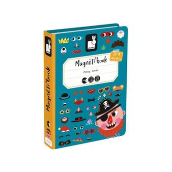 Libro Magnético Crazy Faces De Janod