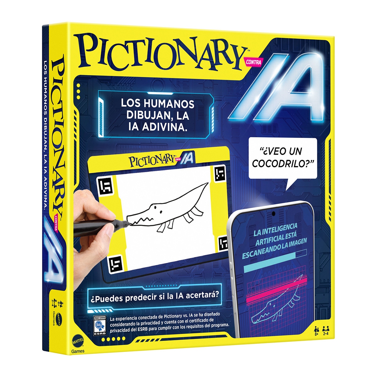 Mattel Games - Juego de mesa Pictionary vs AI Mattel Games.