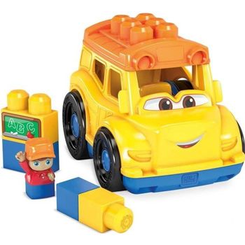 Mega Bloks - Autobús Escolar Lil'vehicle - Ladrillos De Construcción - Autobús Escolar Con