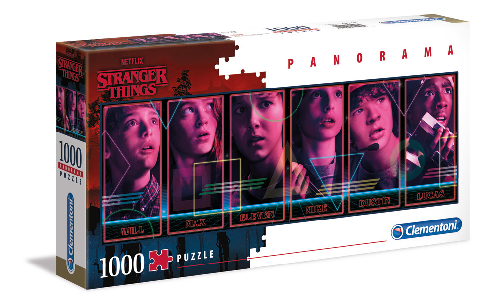 Puzzle Panorama Clementoni Stranger Things 1000 piezas