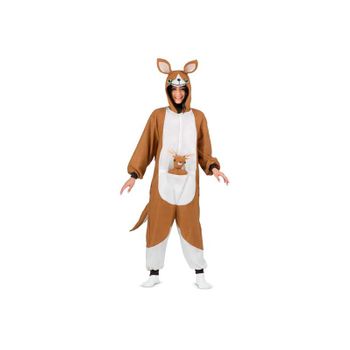 Disfraz Canguro Adult Small (kigurumi Con Capucha, Cola Y Peluche) (viving Costumes - 209854)