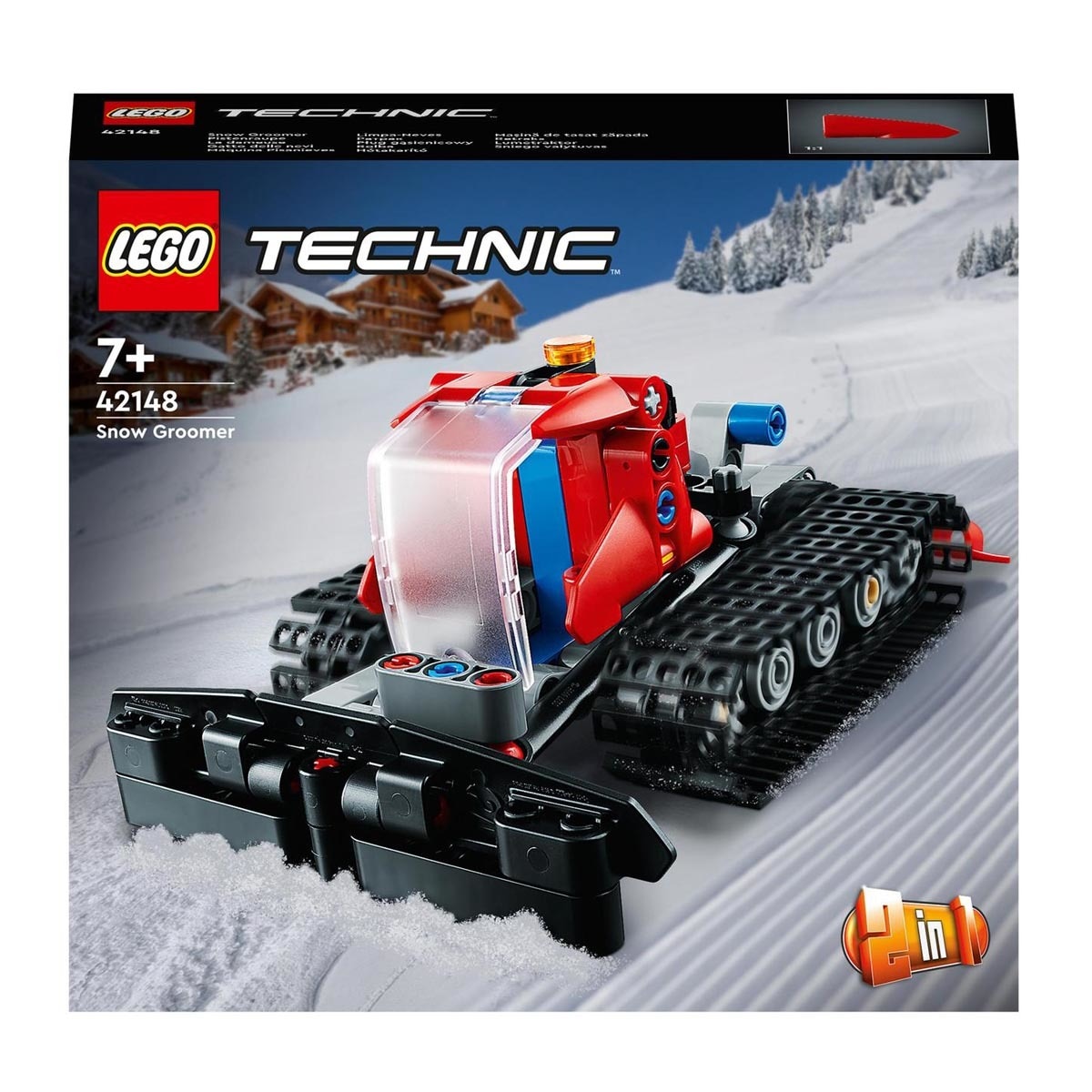 LEGO - De Construcción 2en1 Máquina Pisanieves Y Moto Technic