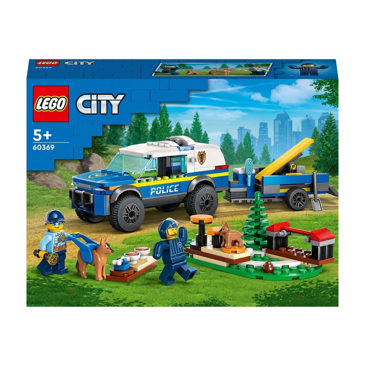 LEGO - De Construcción Entrenamiento Móvil Para Perros Policía Con Coche Todoterreno City