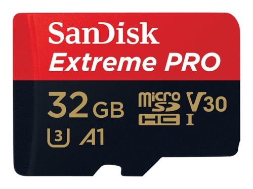 Tarjeta Sandisk microSDHC Extreme Pro 32GB 100MB/s + adaptador