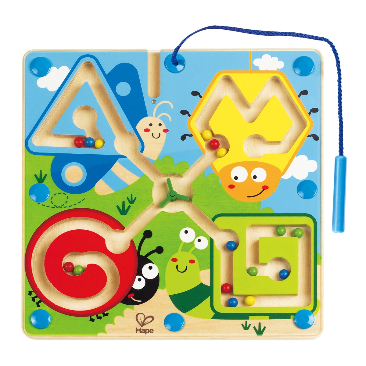 Hape - Laberinto Iman Insectos De Madera