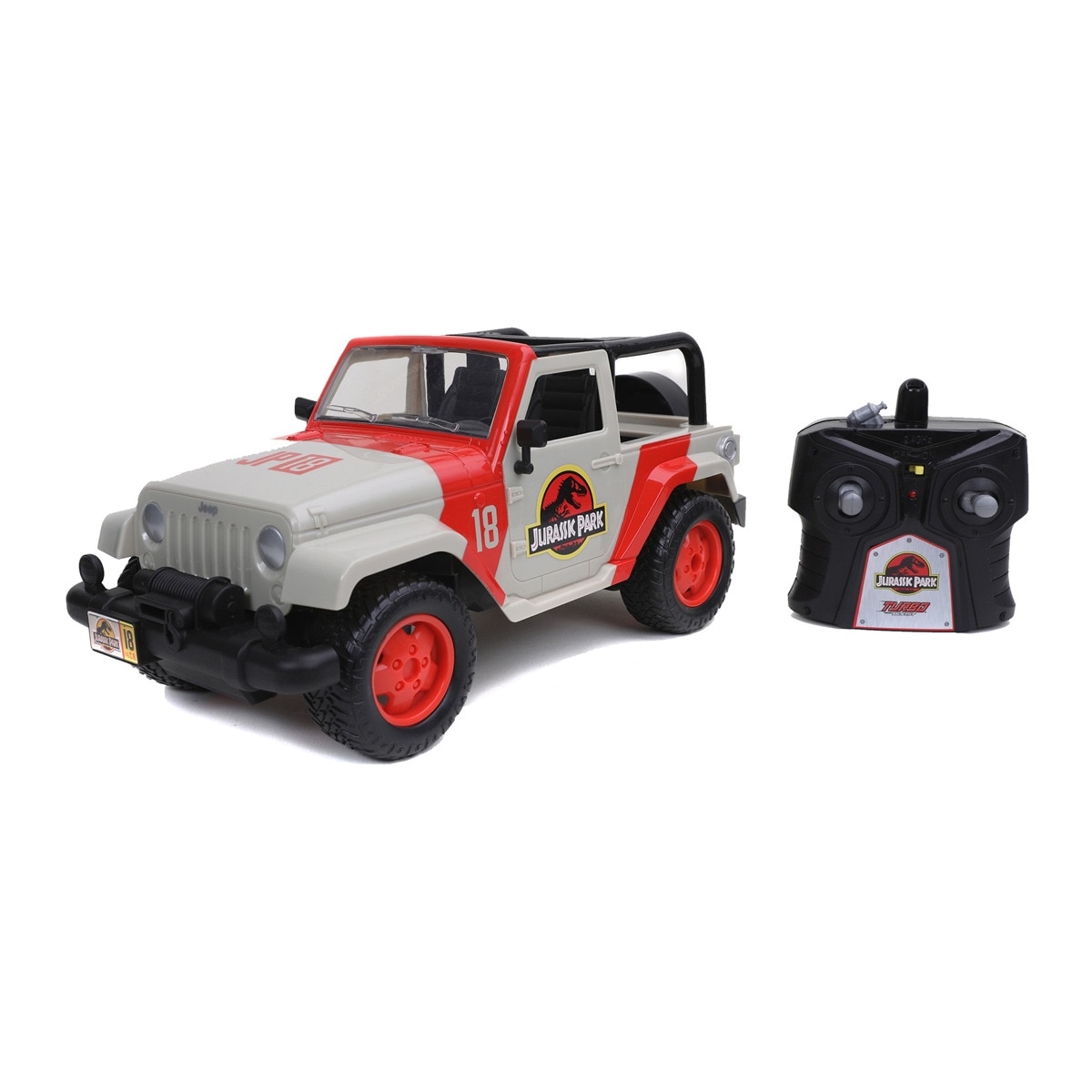 Jurassic World - RC 1:16 Jurassic Park Jeep Wrangler JADA