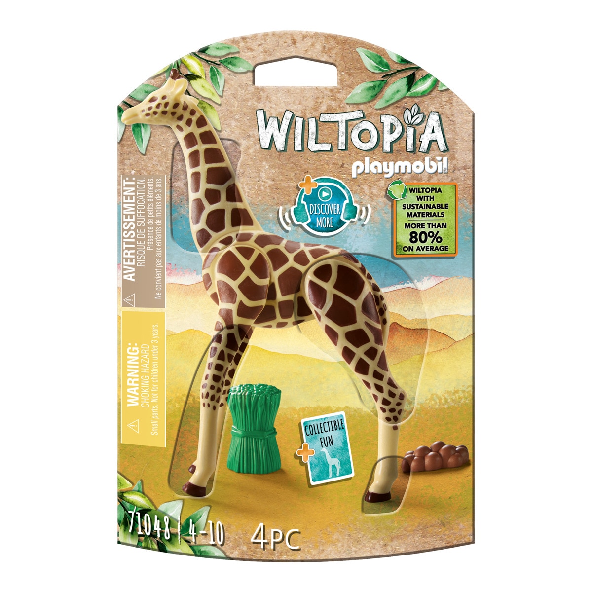 Playmobil - Figura Jirafa Animales Wiltopia