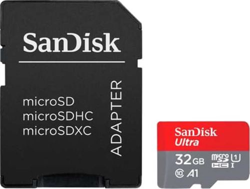Tarjeta de memoria Sandisk Ultra microSDHC 32GB + Adaptador
