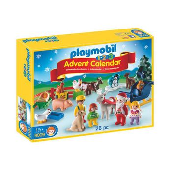 Calendario Navidad Granja De Animales Playmobil 1.2.3 Advent