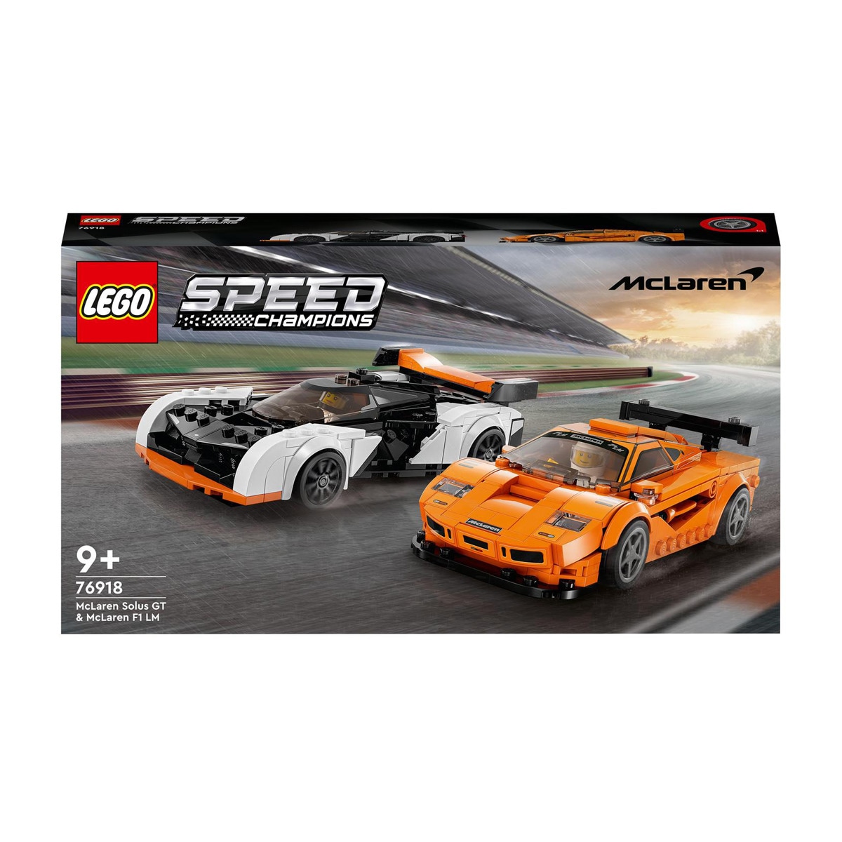 LEGO - Coches De Para Construir McLaren Solus GT Y McLaren F1 LM Coleccionables Speed Champions