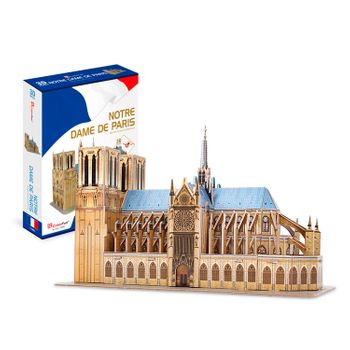 Puzzle 3d Notre Dame París Dam 27,2x14,2x18 Cm. 27,2x14,2x18 Cm. Color: Multicolor