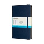 Cuaderno Moleskine Classic mediano puntos tapa dura azul zafiro