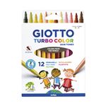 Estuche 12 rotuladores Giotto Turbo Color Skin Tones