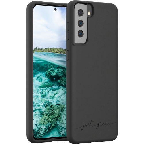 Funda Bigben Just Green Bio Negro para Samsung Galaxy S21+
