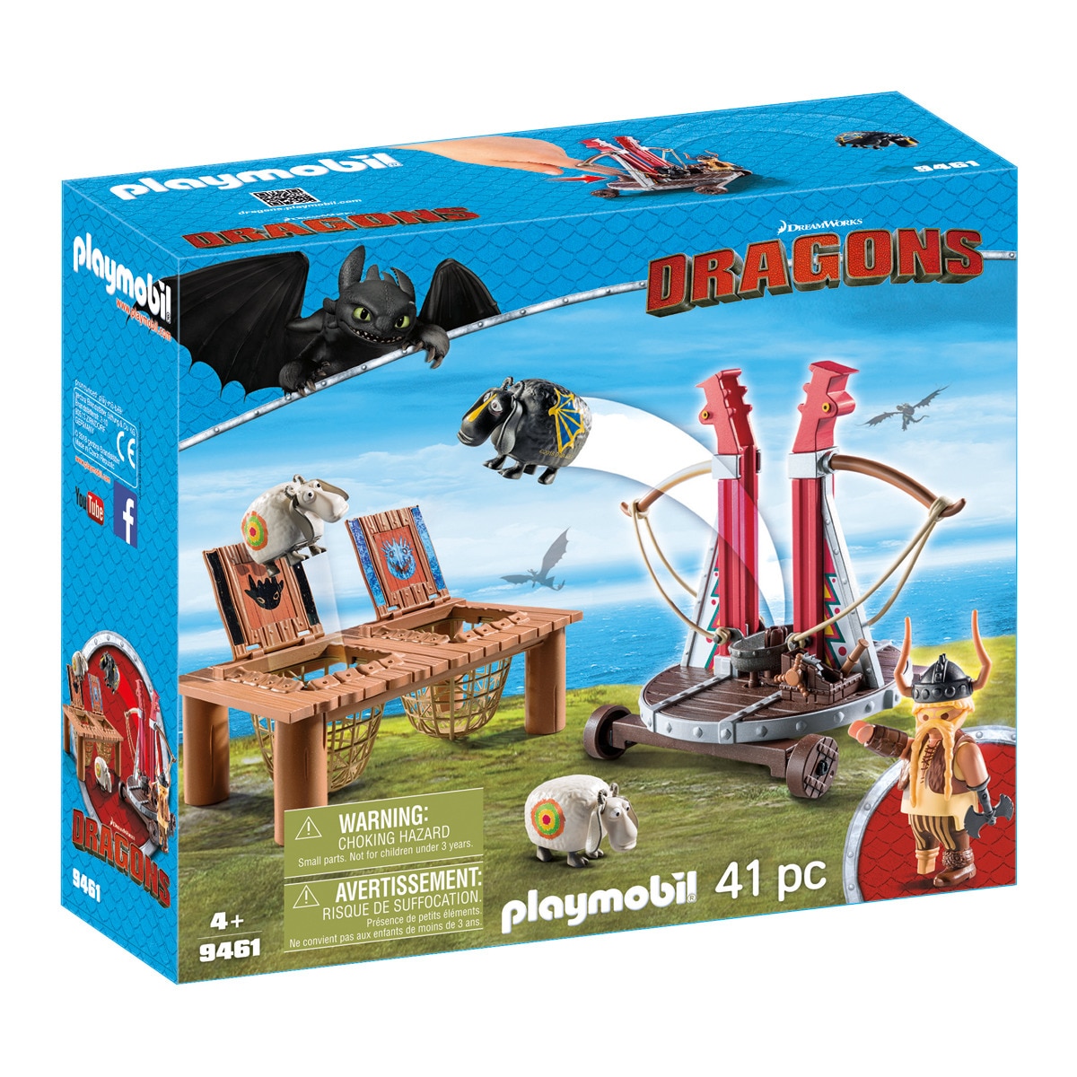 Playmobil - Bocón Con Lanzadera De Ovejas Dragons Dreamworks Dragons