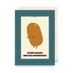 Postal Estás mejor que las croquetas