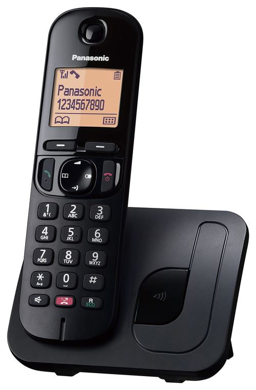 Teléfono inalámbrico Panasonic KX-TGC250SPB Negro