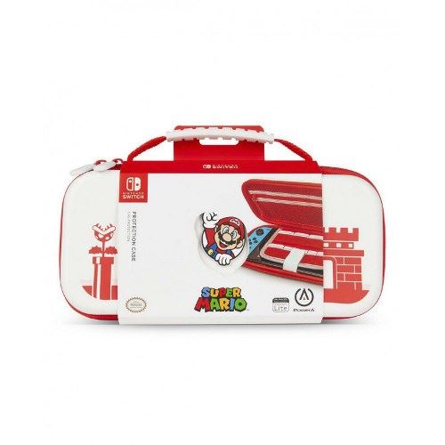 Funda Protectora Power A Mario Blanco/Rojo Nintendo Switch/Switch Lite