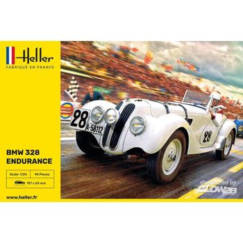 Heller 80782 - Kit Completo Maqueta Coche Bmw Endurance 328. Escala 1/24