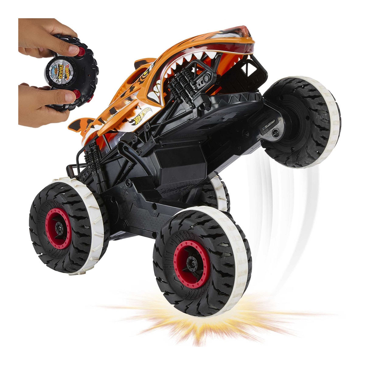 Hot Wheels - Coche De Monster Trucks Radio Control