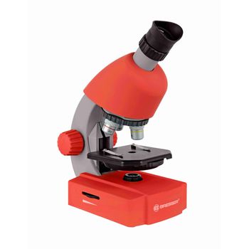 Microscopio 40x-640x Monocular Bresser Junior Rojo National Geographic