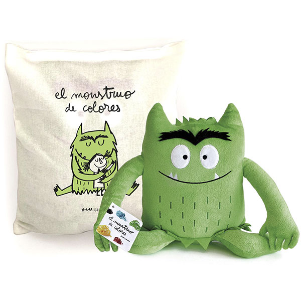 PELUCHE VERDE- MONSTRUO DE COLORES