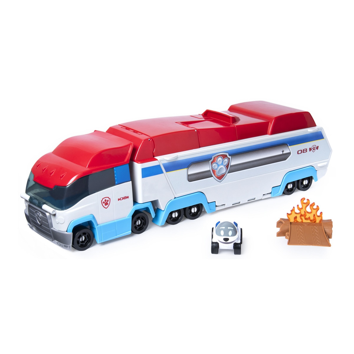 Spin Master - Playset El Bus De La Patrulla Canina Autobús Lanzador Transportador Paw Patrol True Metal