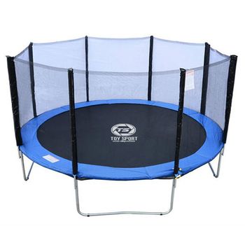 Cama Elástica / Trampolin Para Saltar Toysport T-8 Azul Diámetro 2.45m