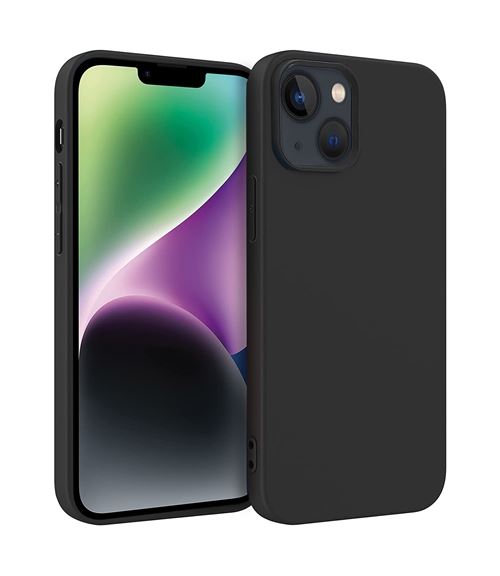 Funda de silicona Icoveri Negro para iPhone 14