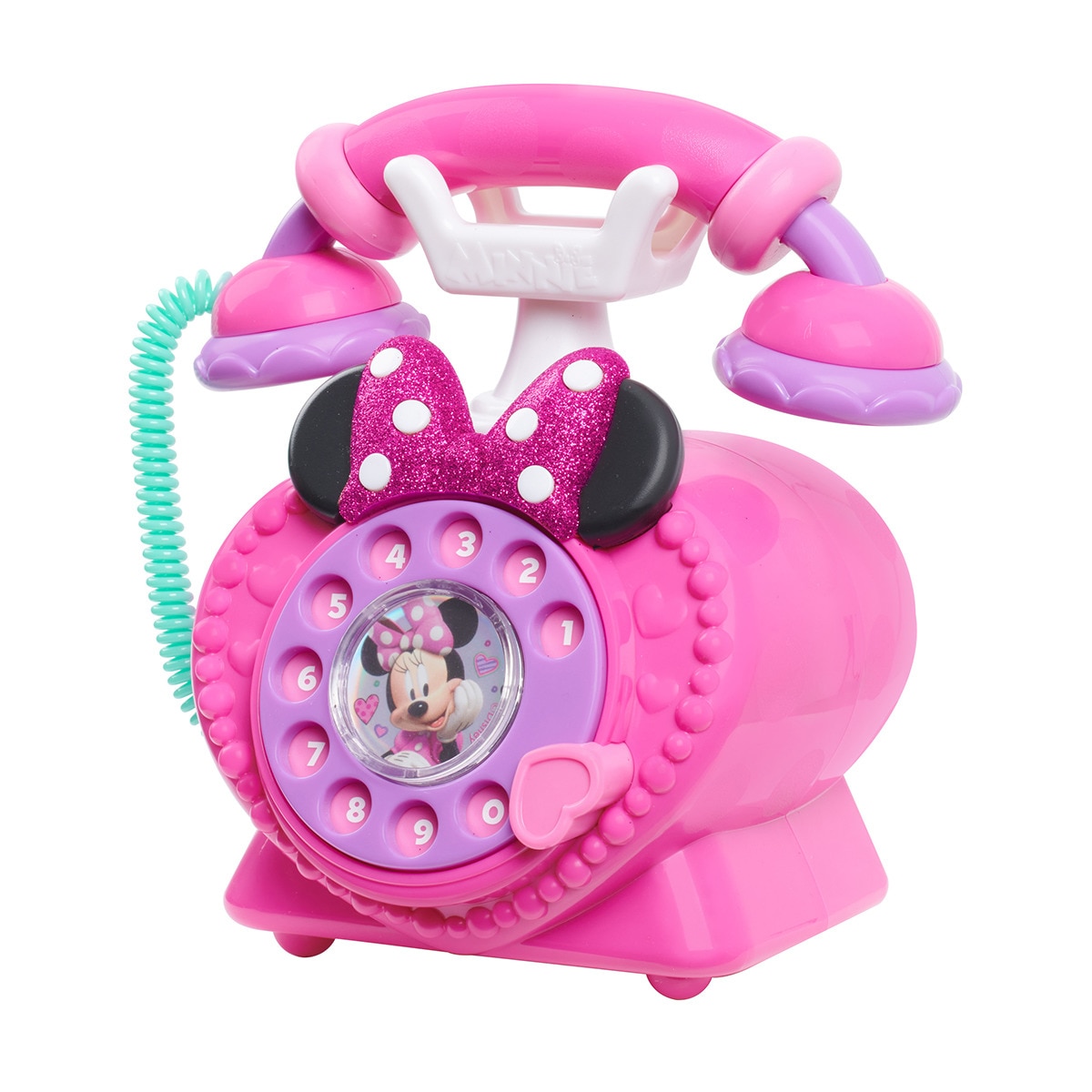 Just Play Products - Teléfono tradicional giratorio Ring Me Minnie Mouse Disney Just Play.